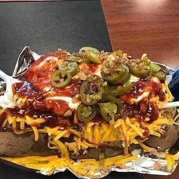 Loaded baked potato